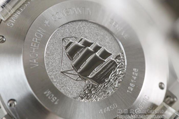 江詩丹頓 Vacheron Constantin 縱橫四海系列 多功能腕表 複刻版1222—SC型機芯 高檔男士腕表  wssb4045